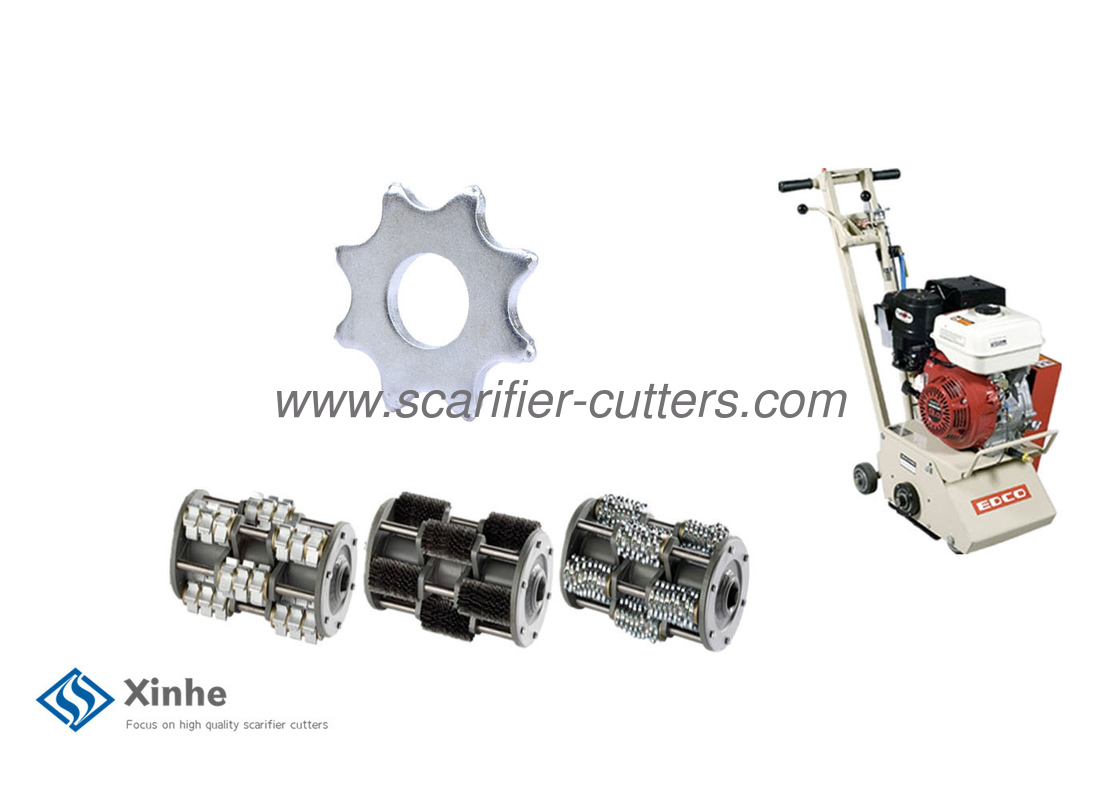 Replacement Scarifier Cutters And Spacers On Scarifiers Drums For General Equipment- SP8