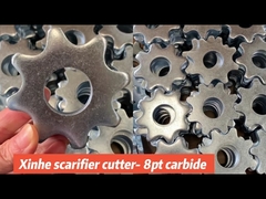 Standard 8 Point Scarifier TCT Carbide Cutters For Planers and Milling Machines